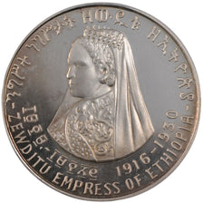 ETHIOPIA, 5 Dollars, 1972, KM #51, MS(63), Silver, 20.58