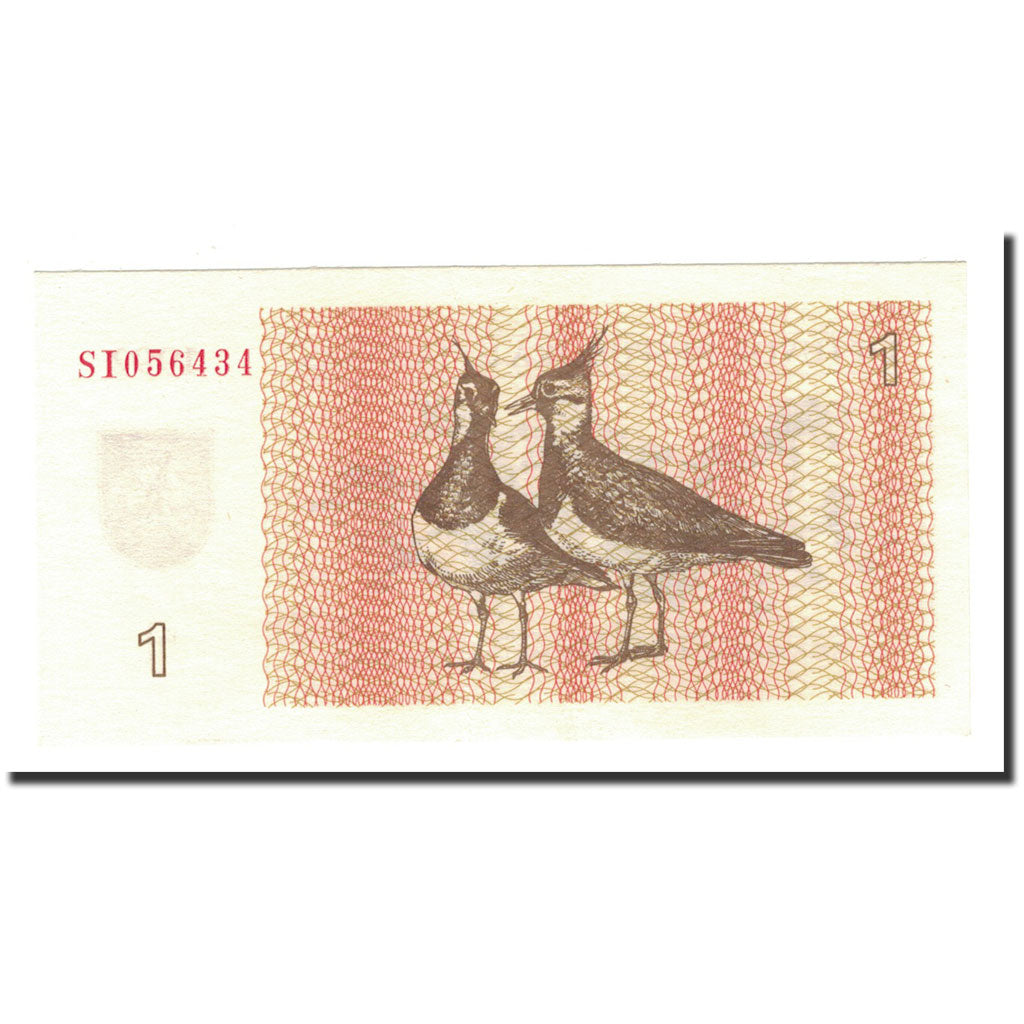 Billet, Lithuania, 1 (Talonas), 1992, KM:39, SPL