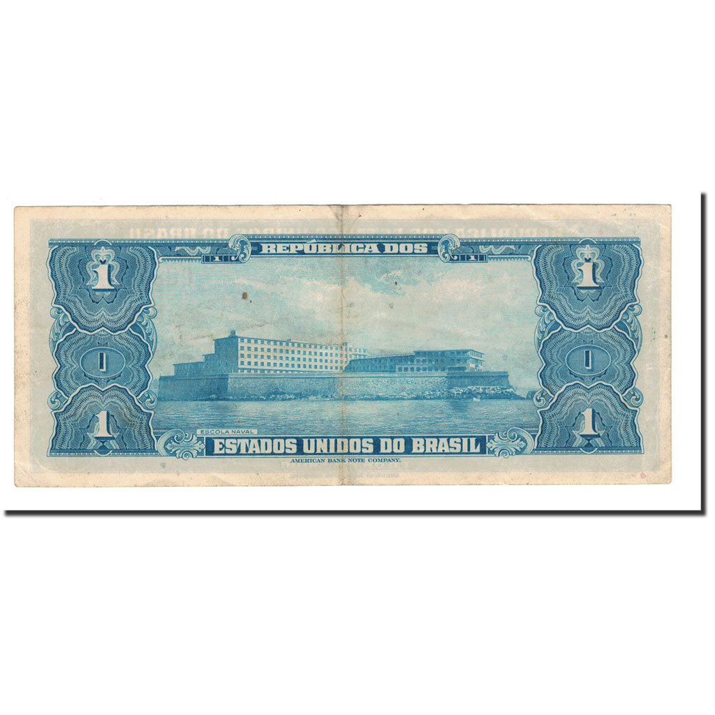 Banknote, Brazil, 1 Cruzeiro, ND (1954-1958), KM:150b, EF(40-45)
