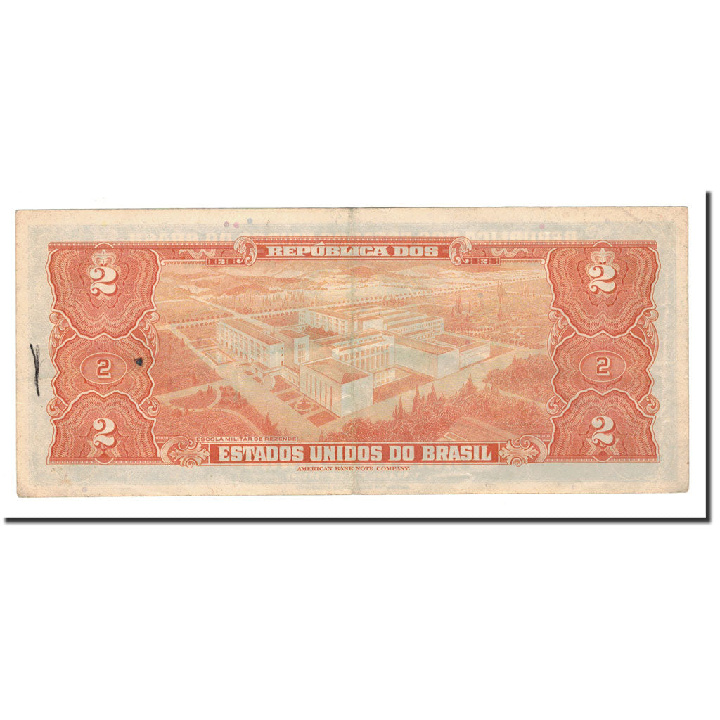 Banknote, Brazil, 2 Cruzeiros, ND (1954-1958), KM:151b, EF(40-45)