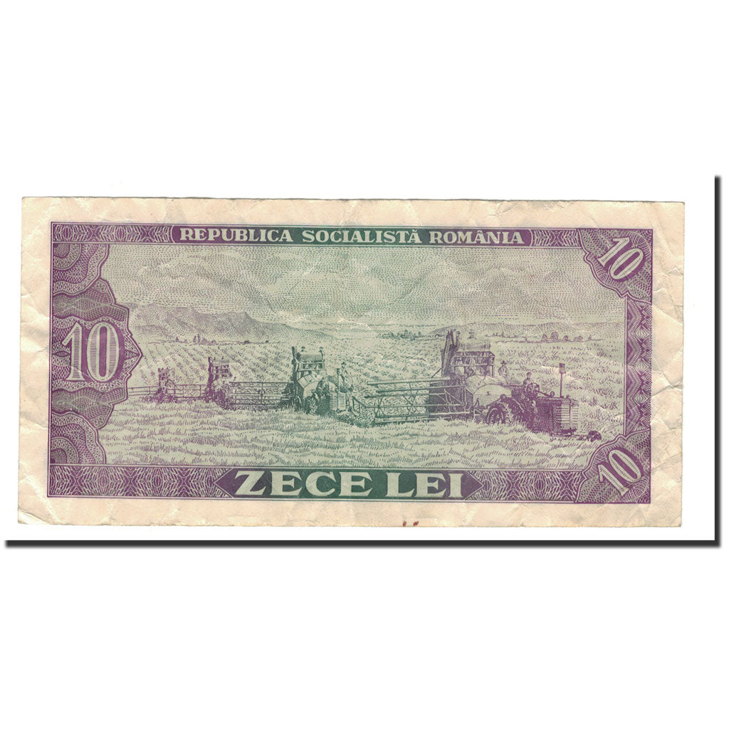 Banknote, Romania, 10 Lei, 1966, KM:94a, F(12-15)