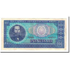 Banknote, Romania, 100 Lei, 1966, KM:97a, AU(50-53)