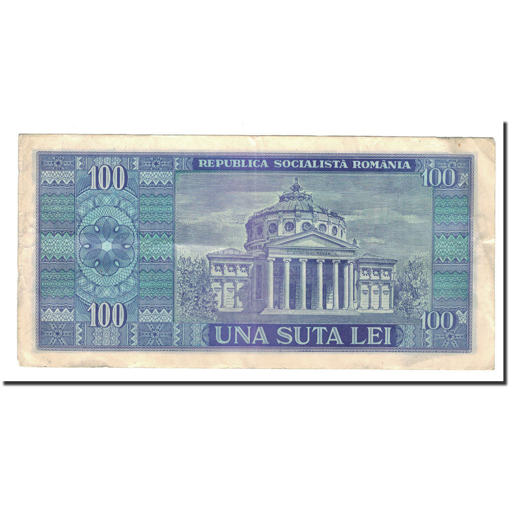 Billete, 100 Lei, 1966, Rumanía, KM:97a, MBC