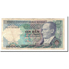Banknote, Turkey, 10,000 Lira, 1982, 1970-01-14, KM:199, VF(20-25)