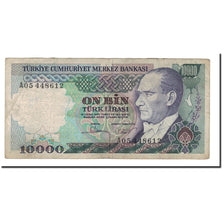 Banconote, Turchia, 10,000 Lira, 1982, KM:199, 1970-01-14, MB