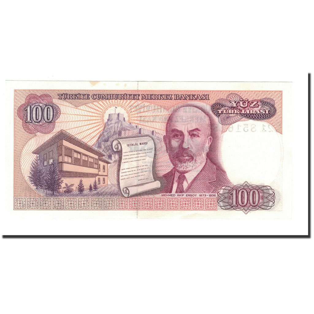 Geldschein, Türkei, 100 Lira, 1984, 1970-01-14, KM:194a, UNZ-