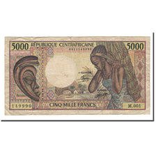 Banknote, Cameroon, 5000 Francs, 1981, Undated, KM:19a, VF(20-25)