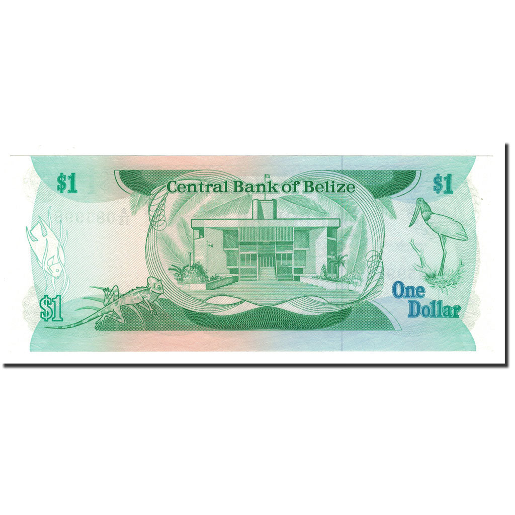 Banknote, Belize, 1 Dollar, 1983-1987, 1987-01-01, KM:46c, UNC(65-70)