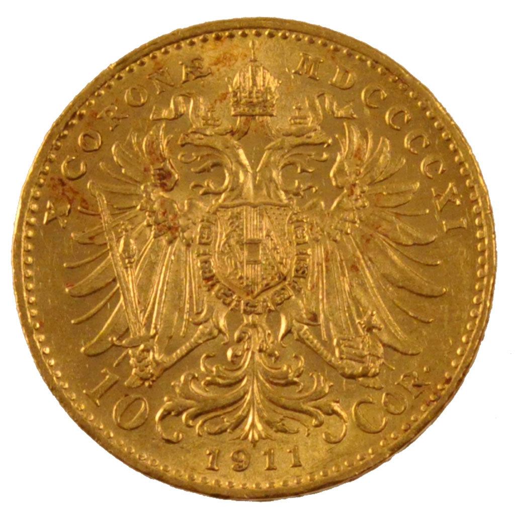 Austria, Franz Joseph I, 10 Corona, 1911, SPL-, Oro, KM:2816