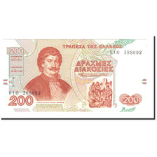 Greece, 200 Drachmaes, 1996, 1996-09-02, KM:204a, UNC(65-70)