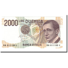 Italia, 2000 Lire, D.1990, KM:115, FDS