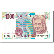 Banknote, Italy, 1000 Lire, D.1990, KM:114a, UNC(65-70)