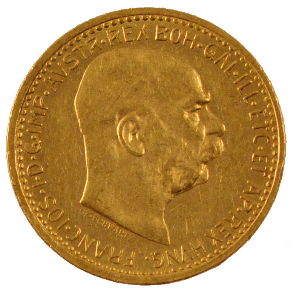 Austria, Franz Joseph I, 10 Corona, 1910, SPL-, Oro, KM:2816