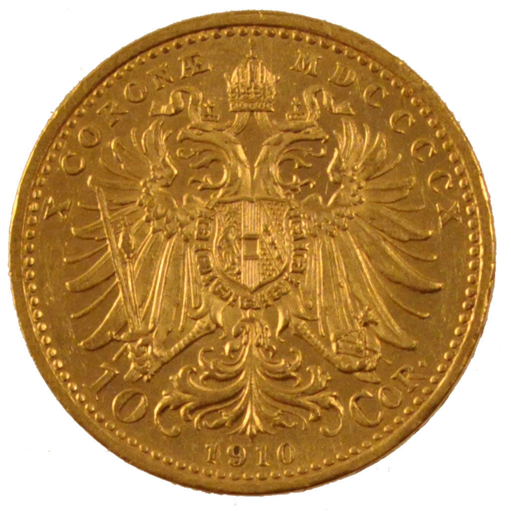 Austria, Franz Joseph I, 10 Corona, 1910, SPL-, Oro, KM:2816