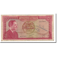 Banknote, Jordan, 5 Dinars, L.1959, 1965, KM:11b, VG(8-10)
