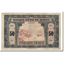 Morocco, 50 Francs, 1944, 1944-03-01, KM:26a, F(12-15)