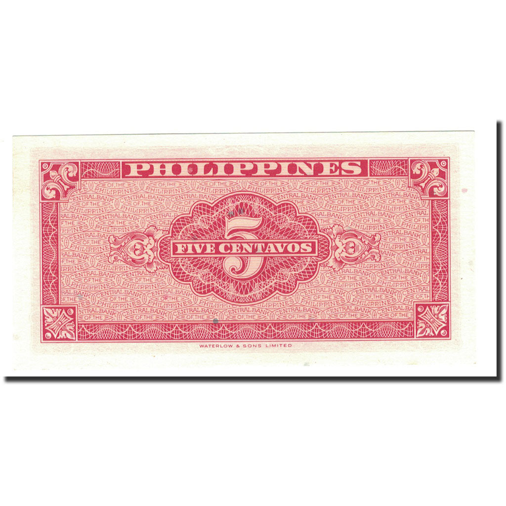 Banknote, Philippines, 5 Centavos, Undated, KM:125a, UNC(65-70)