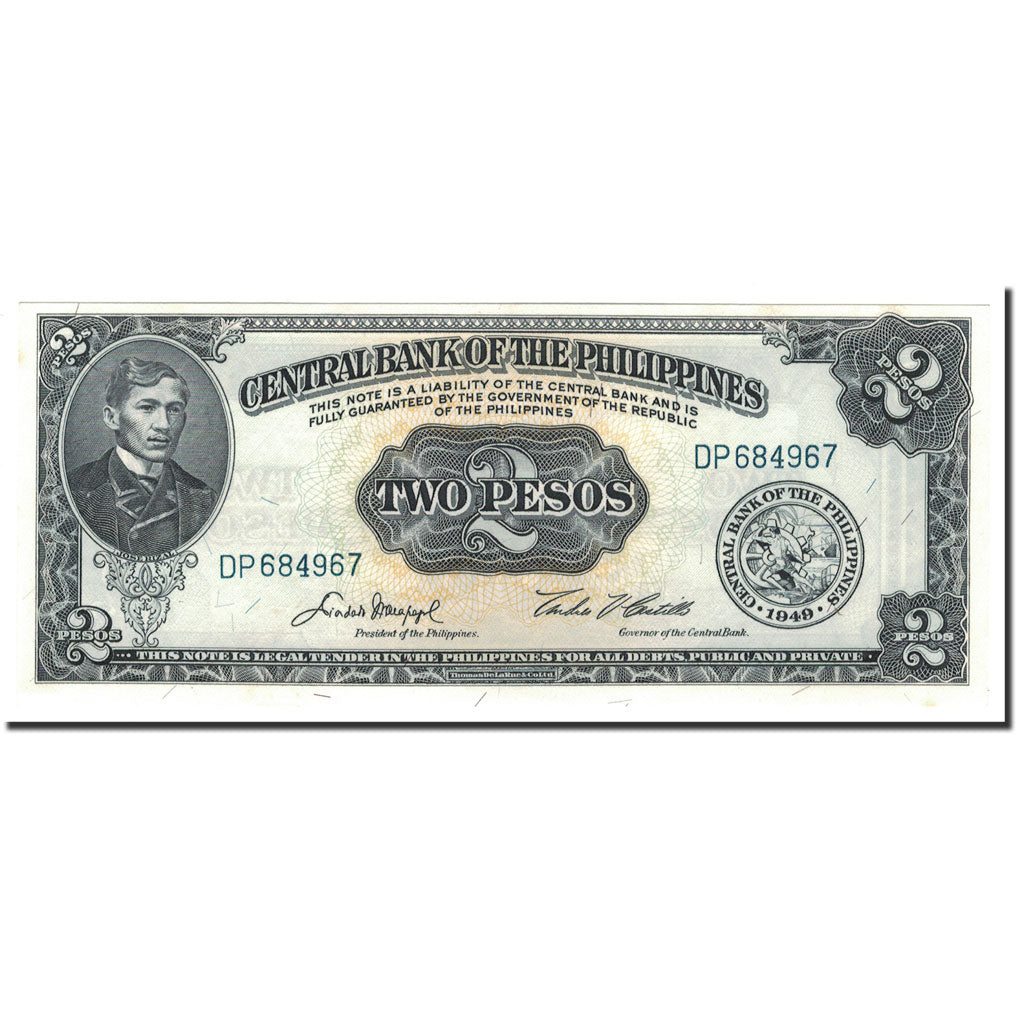Philippines, 2 Pesos, KM:134d, UNC(65-70)