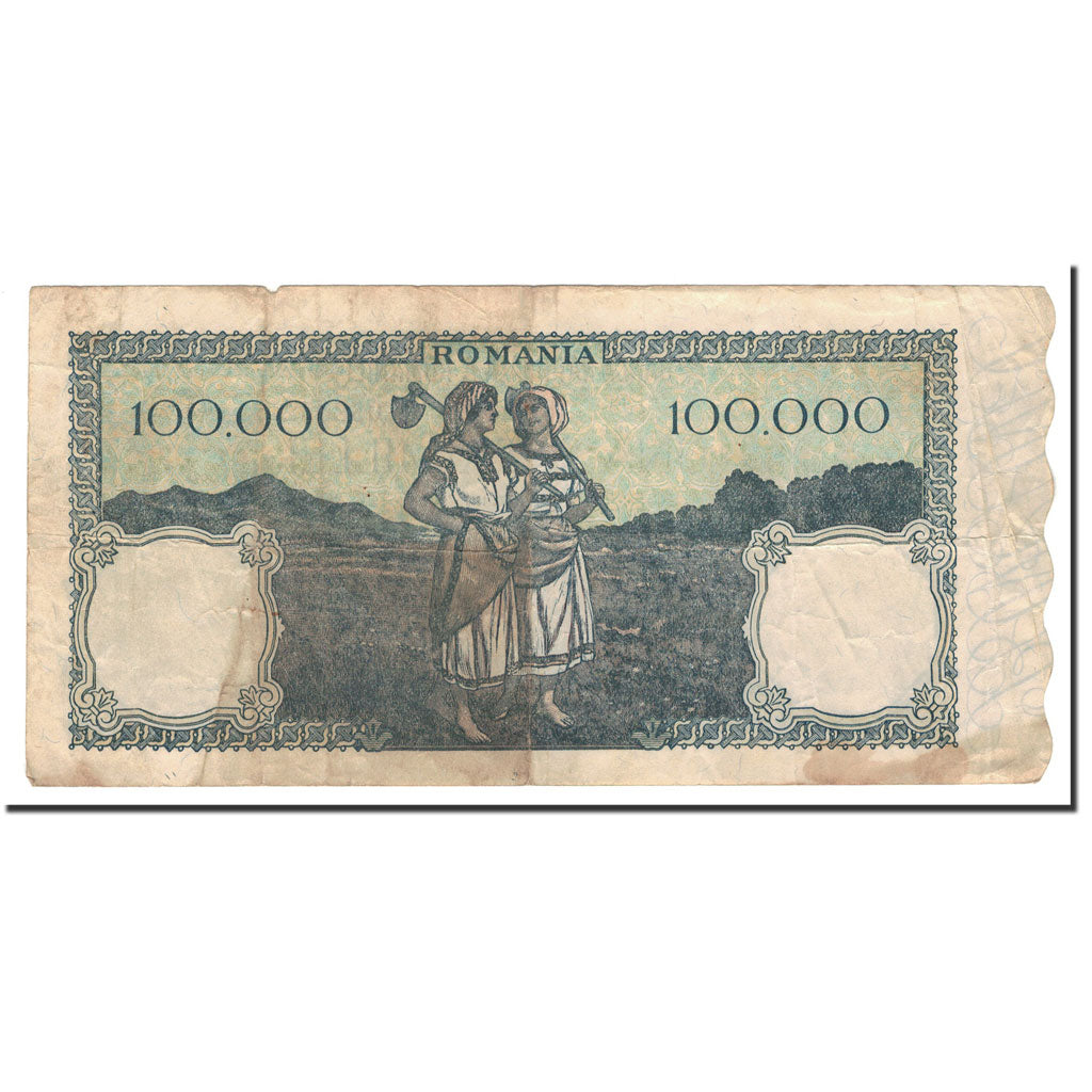 Billete, 100,000 Lei, 1945-1947, Rumanía, KM:58a, 1946-12-20, BC