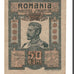 Romania, 50 Bani, 1917, KM:71, AU(50-53)