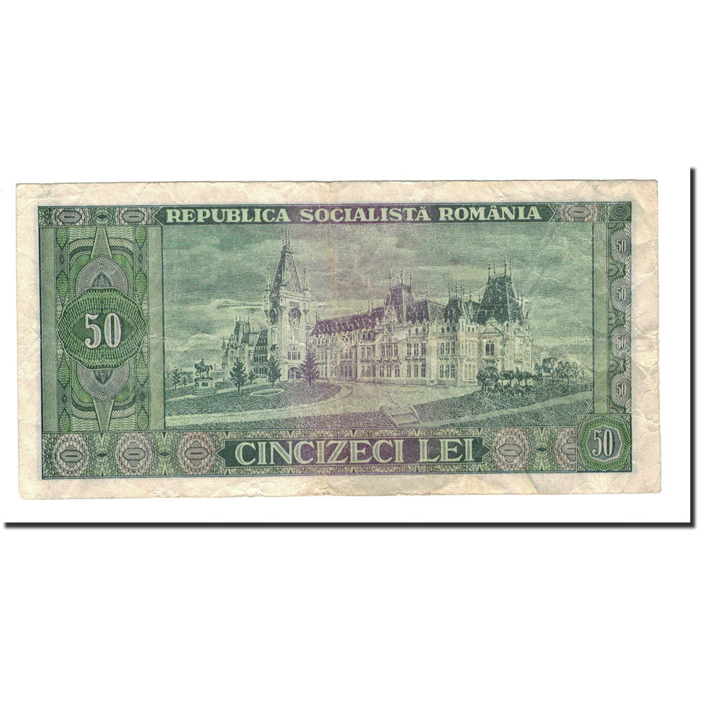 Romania, 50 Lei, 1966, KM:96a, EF(40-45)