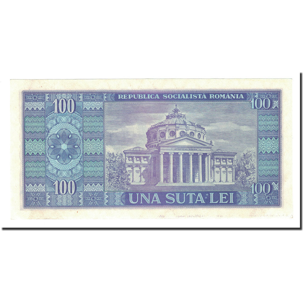 Banknote, Romania, 100 Lei, 1966, KM:97a, UNC(63)