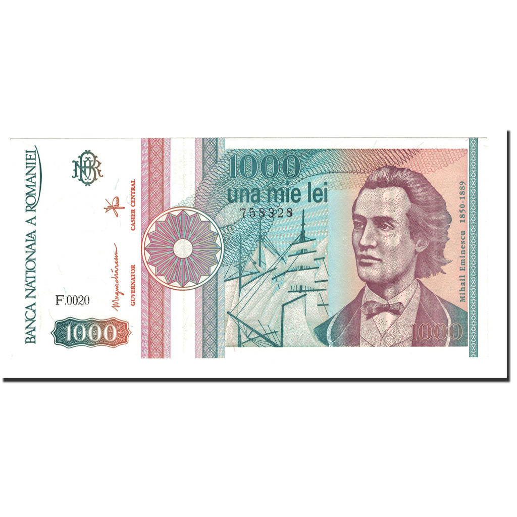 Banknote, Romania, 1000 Lei, 1991, 1991-09, KM:101Aa, UNC(65-70)