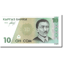 Banconote, Kirghizistan, 10 Som, 1994, KM:9, Undated, FDS