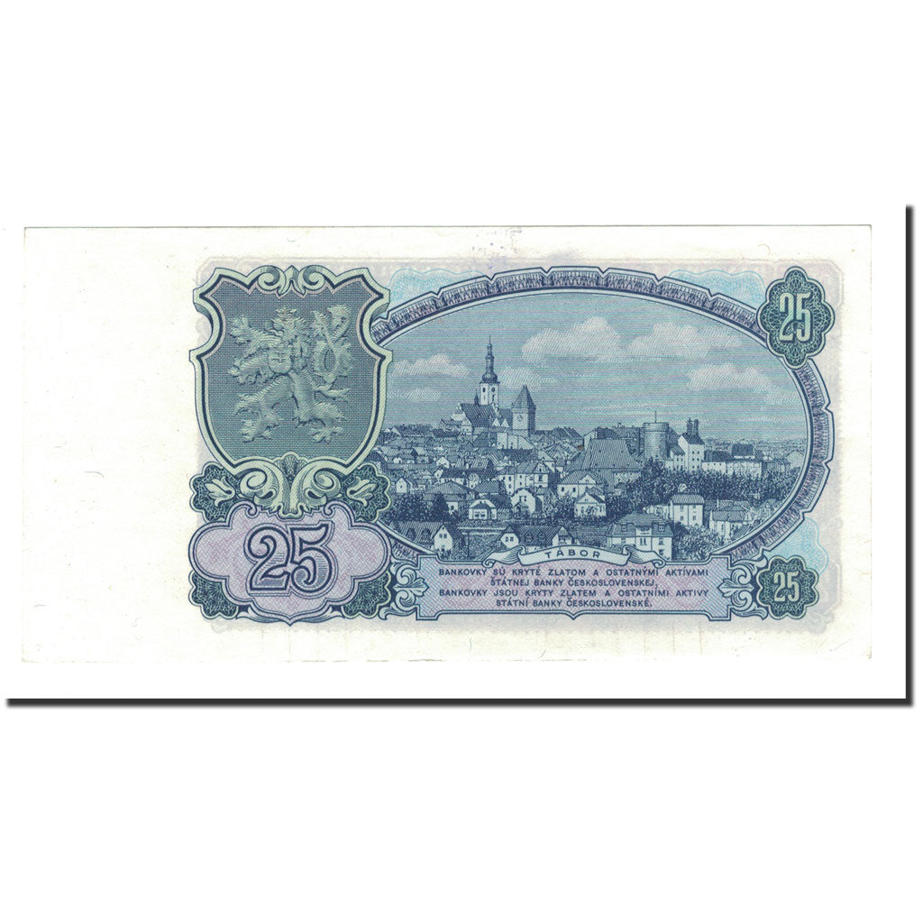 Banknote, Czechoslovakia, 25 Korun, 1953, KM:84b, UNC(64)