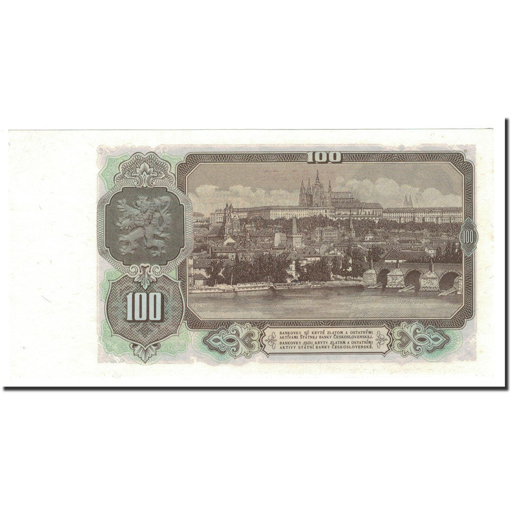 Banknote, Czechoslovakia, 100 Korun, 1953, KM:86b, UNC(63)