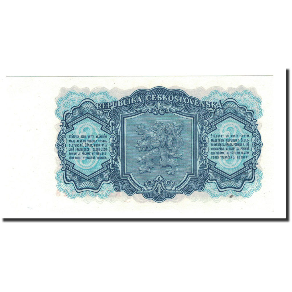 Banknote, Czechoslovakia, 3 Koruny, 1953, KM:79b, UNC(63)