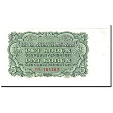 Banknote, Czechoslovakia, 5 Korun, 1953, KM:80b, UNC(64)