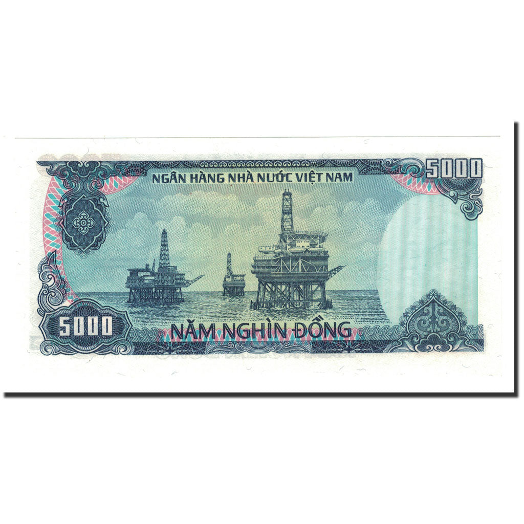 Banknote, Vietnam, 5000 D<ox>ng, 1987, 1989, KM:104a, UNC(65-70)