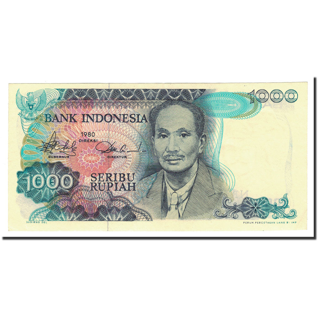 Biljet, Indonesië, 1000 Rupiah, 1980, KM:119, NIEUW