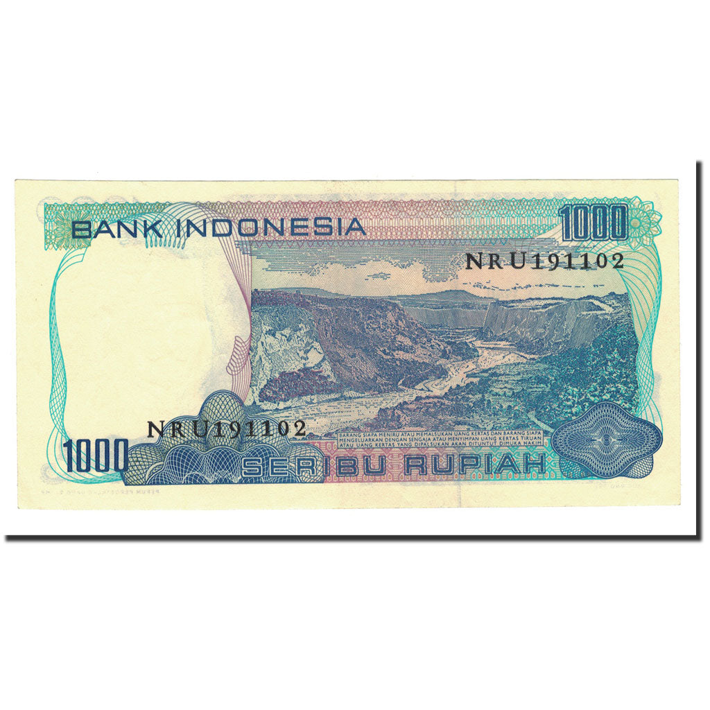Biljet, Indonesië, 1000 Rupiah, 1980, KM:119, NIEUW