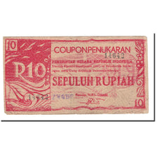 Indonesia, 10 Rupiah, 1947, 1947-12-27, KM:S266a, VF(20-25)
