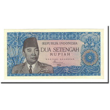 Banconote, Indonesia, 2 1/2 Rupiah, 1961, KM:79b, FDS