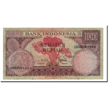 Banknote, Indonesia, 100 Rupiah, 1959, 1959-01-01, KM:69, VF(20-25)