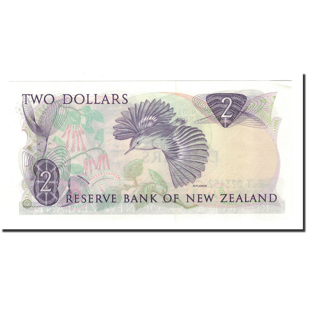 Billet, Nouvelle-Zélande, 2 Dollars, 1981-1992, Undated (1985-1989), KM:170b