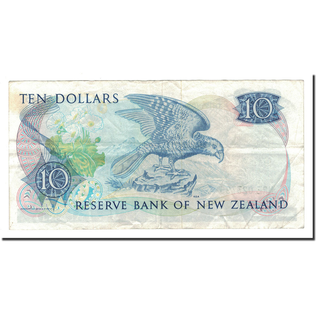Billet, Nouvelle-Zélande, 10 Dollars, 1981-1992, Undated (1985-1989), KM:172b