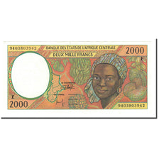 Geldschein, Zentralafrikanische Staaten, 2000 Francs, 1998, KM:203Ee, UNZ