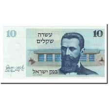Geldschein, Israel, 10 Sheqalim, 1978, 1980, KM:45, UNZ