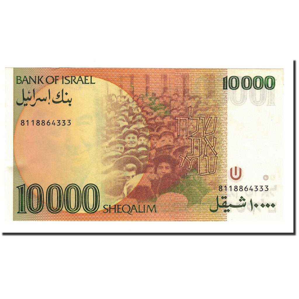 Israel, 10,000 Sheqalim, 1984, KM:51a, UNC(63)