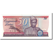 Banknote, Zaire, 50 Zaïres, 1985, 1985-06-24, KM:28b, UNC(65-70)