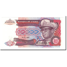 Banknote, Zaire, 10,000 Zaïres, 1989, 1989-11-24, KM:38a, UNC(65-70)