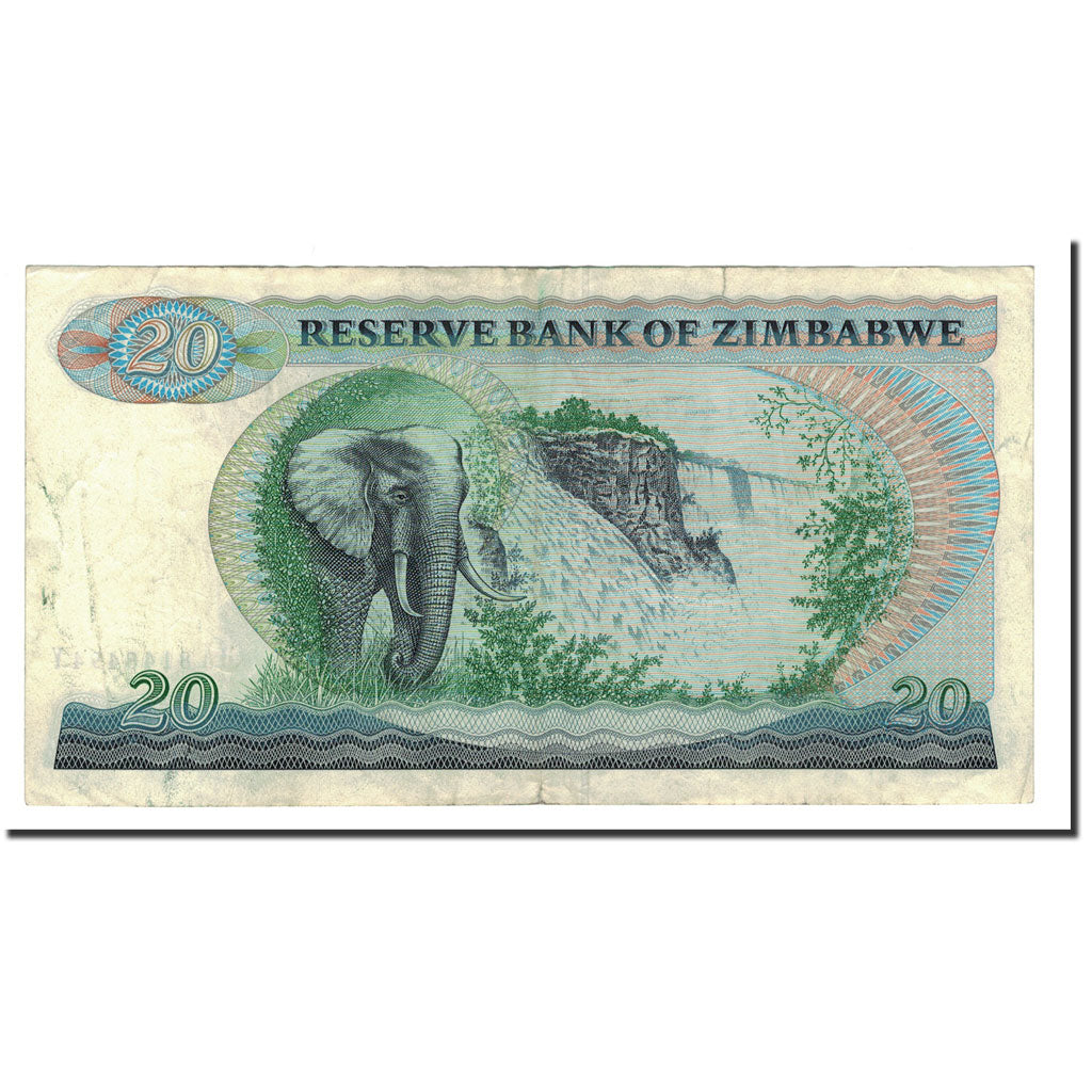 Banconote, Zimbabwe, 20 Dollars, 1994, KM:4d, MB