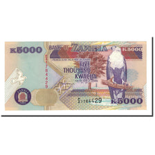 Banknote, Zambia, 5000 Kwacha, 1992-1996, KM:41a, UNC(65-70)
