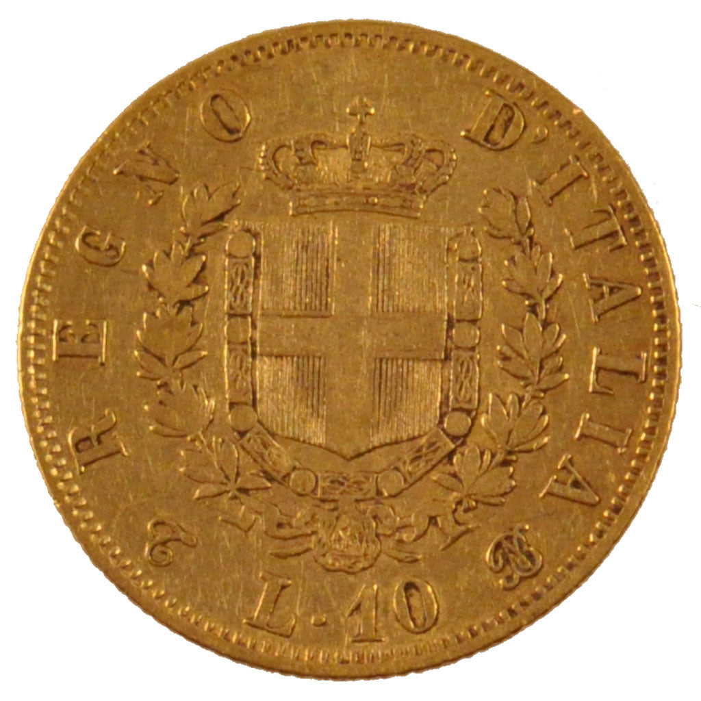 Italie, Victor Emmanuel II, 10 Lire