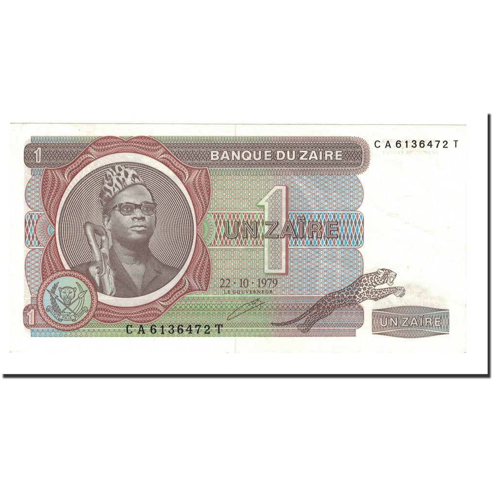 Billete, 1 Zaïre, 1979-1981, Zaire, KM:19a, 1979-10-22, EBC