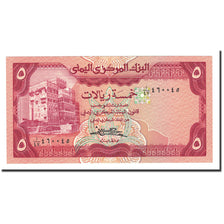 Billet, Yemen Arab Republic, 5 Rials, 1983, Undated, KM:17b, NEUF